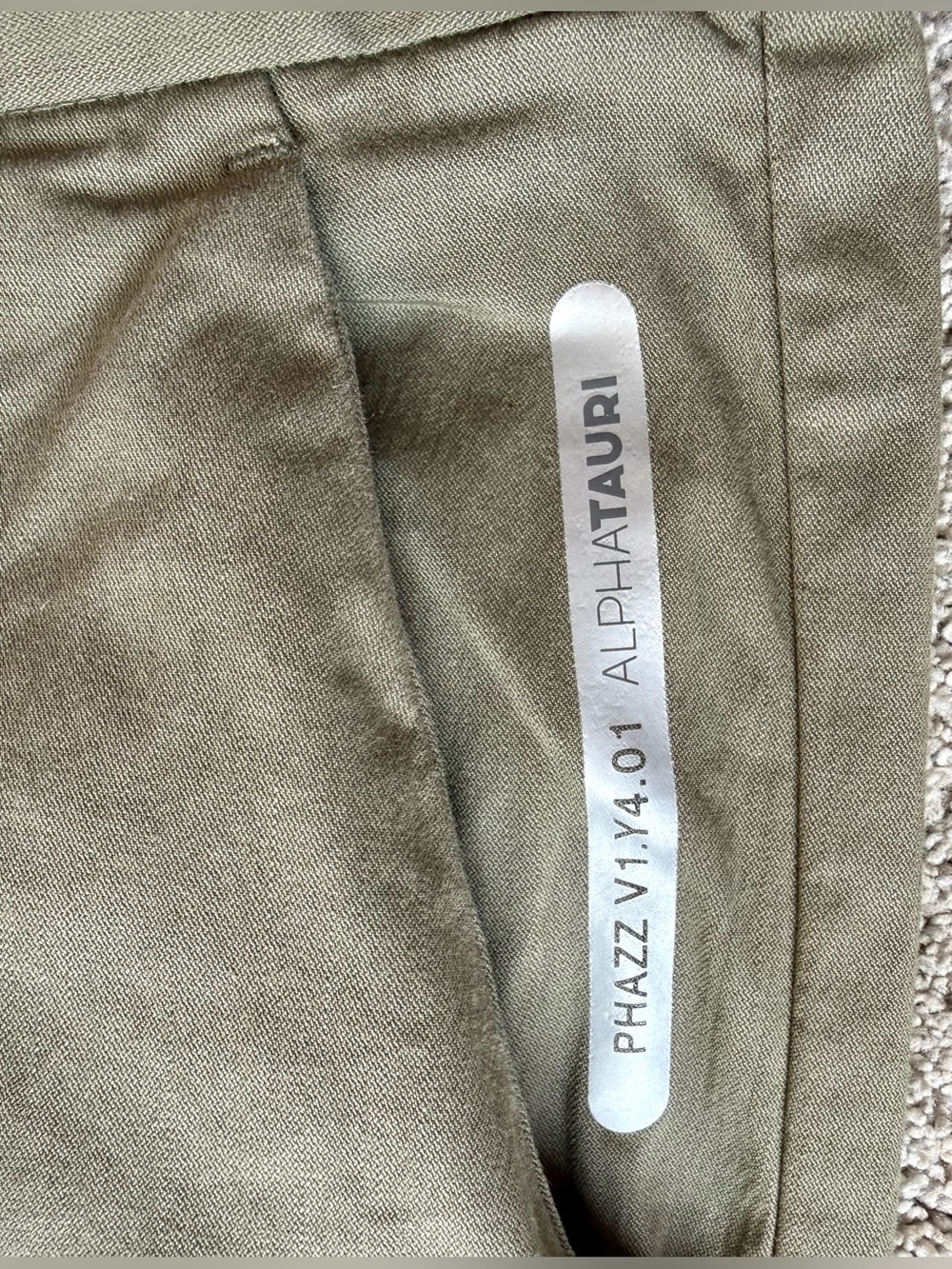 ALPHATAURI Phazz V1Y4.01 Olive F1 Techwear Pants Men’s 32x29.5 - Picture 6 of 15
